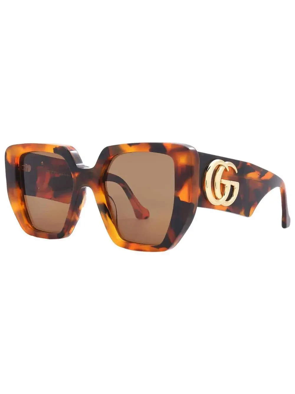 Gucci Brown Geometric Ladies Sunglasses #265175G20B